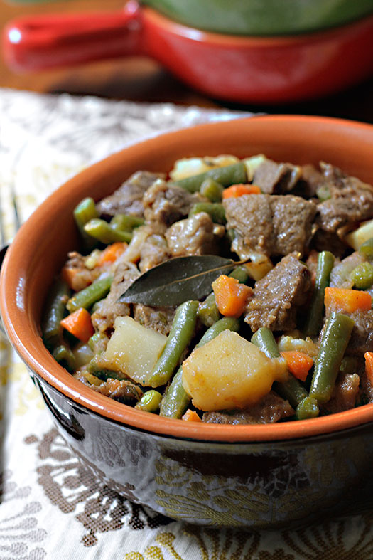 Sudado de Carne con Vegetales www.antojandoando.com