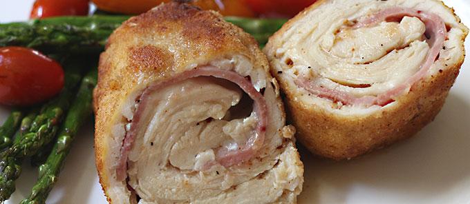 Pechuga de Pollo Rellena www.antojandoando.com