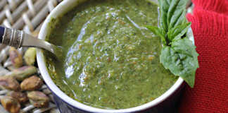 Pesto de Albahaca y Pistacho