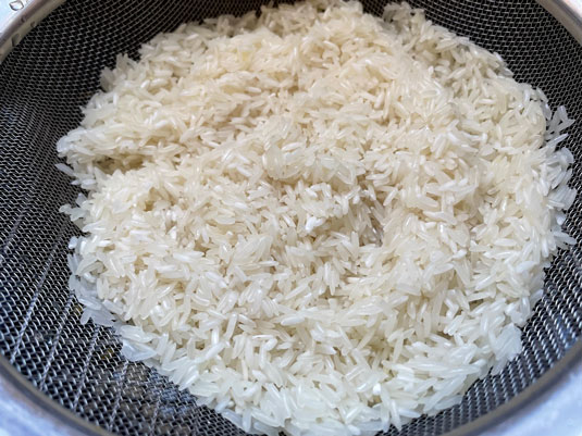 arroz con cilantro