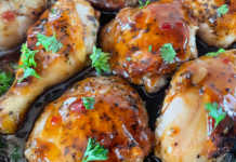 Pollo Dorado en Salsa Agridulce