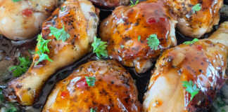 Pollo Dorado en Salsa Agridulce